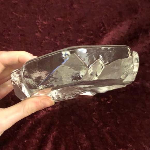 Mats Jonasson Vintage Lead Crystal Eagle Sculpture Handmade Sweden Collectible - Picture 7 of 9